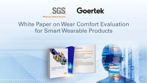 歌尔联合SGS发布《智能穿戴产品佩戴舒适度评估白皮书》