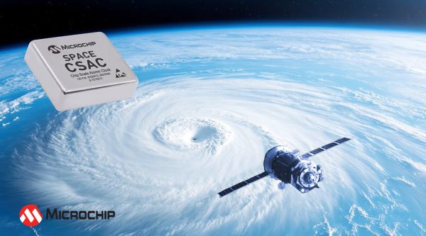 Microchip推出抗辐射芯片级原子钟，为小型卫星提供GNSS无关的高精度授时